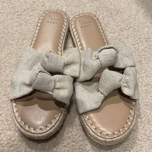 A new day knotted espadrille sandal 7.5